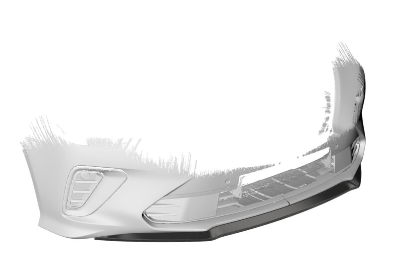 Lip delantero CSR Automotive para Opel Insignia B Gsi CSL505 Negro Mate 6