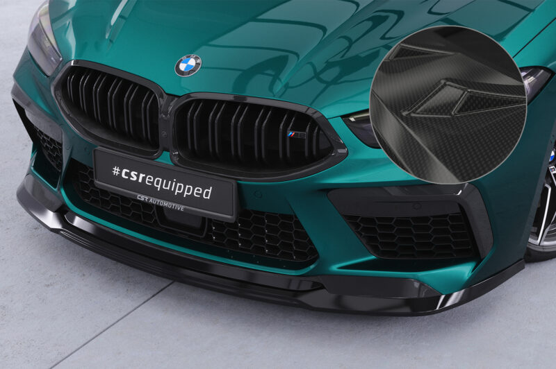 Lip delantero CSR Automotive para BMW M8 Competition (F91/F92/F93) CSL508 Carbon Look 1