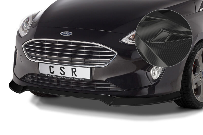 Lip delantero CSR Automotive para Ford Fiesta MK8 CSL510 Carbon Look 1
