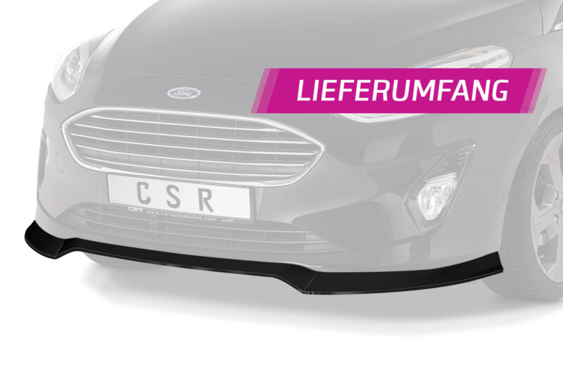 Lip delantero CSR Automotive para Ford Fiesta MK8 CSL510 Negro Mate 5