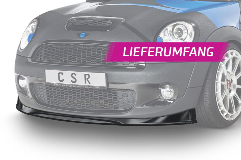 Lip delantero CSR Automotive para Mini Cooper S R56 CSL512 Negro Mate 6