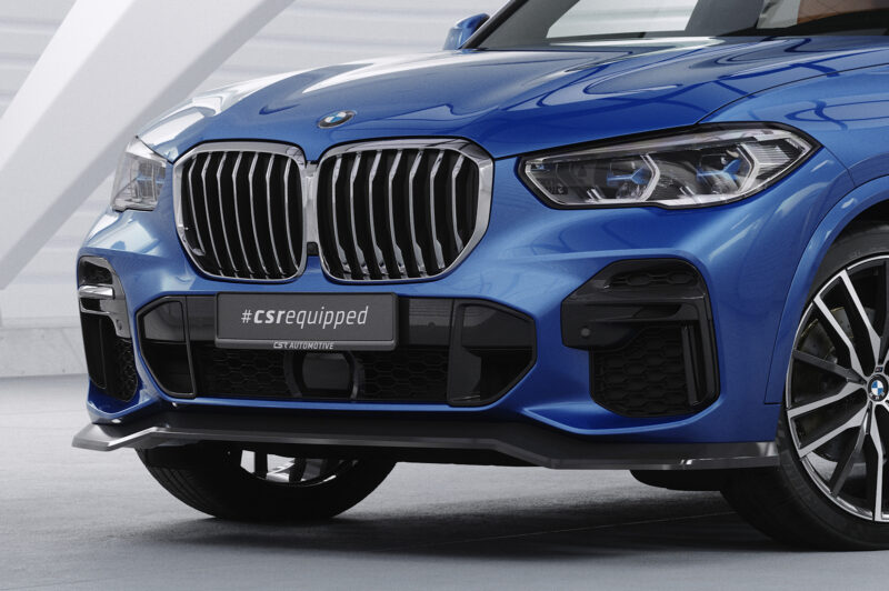 Lip delantero CSR Automotive para BMW X5 (G05) Paquete M CSL513 Negro Mate 3