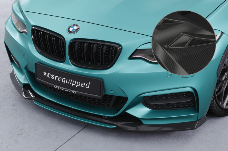 Lip delantero CSR Automotive para BMW Serie 2 (F22/F23) Paquete M CSL514 Carbon Look 1