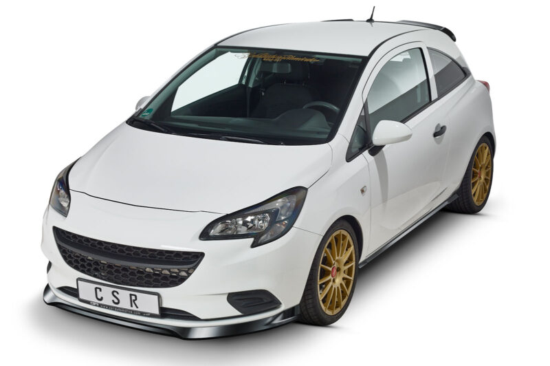 Lip delantero CSR Automotive para Opel Corsa E CSL516 Negro Mate 2