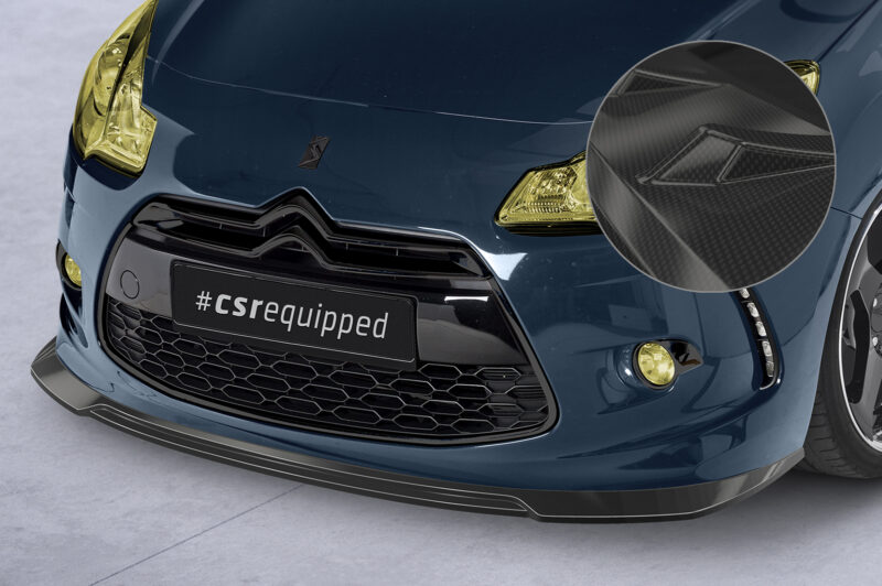 Lip delantero CSR Automotive para Citroen DS3 CSL518 Carbon Look 1