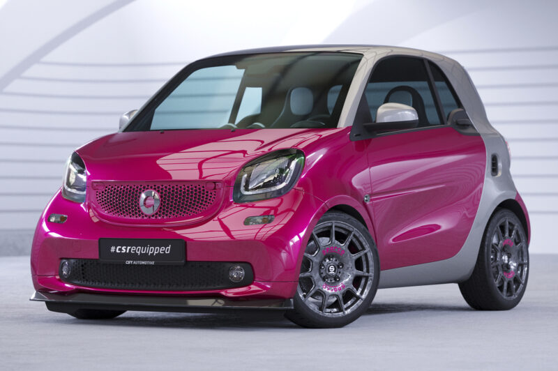 Lip delantero CSR Automotive para Smart fortwo 453 CSL519 Negro Mate 3