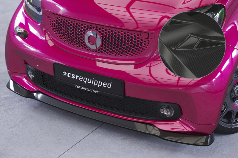 Lip delantero CSR Automotive para Smart fortwo 453 CSL519 Carbon Look 1