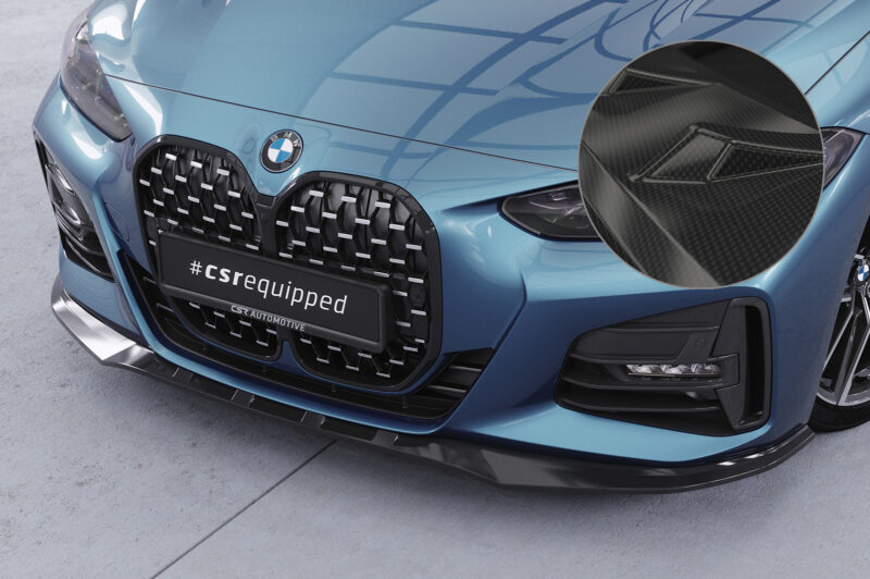 Lip delantero CSR Automotive para BMW Serie 4 (G22/G23) paquete M y M440 CSL524 Carbon Look 1