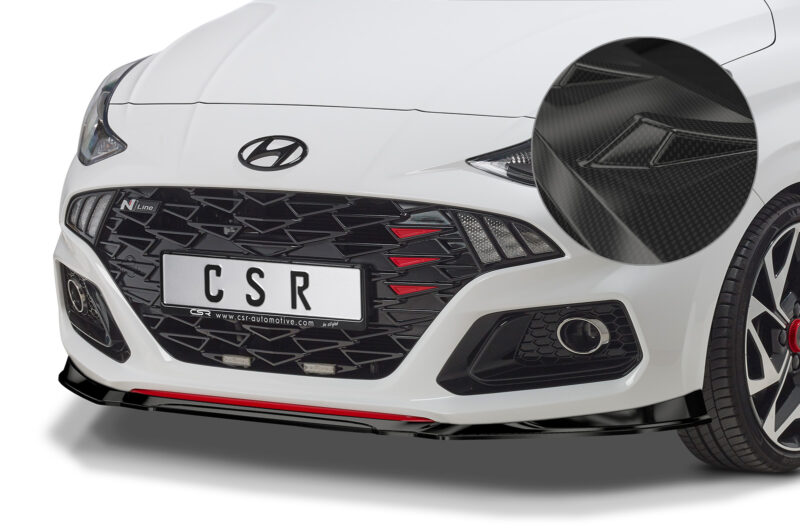 Lip delantero CSR Automotive para Hyundai i10 (3.a generación) Nine CSL525 Carbon Look 1