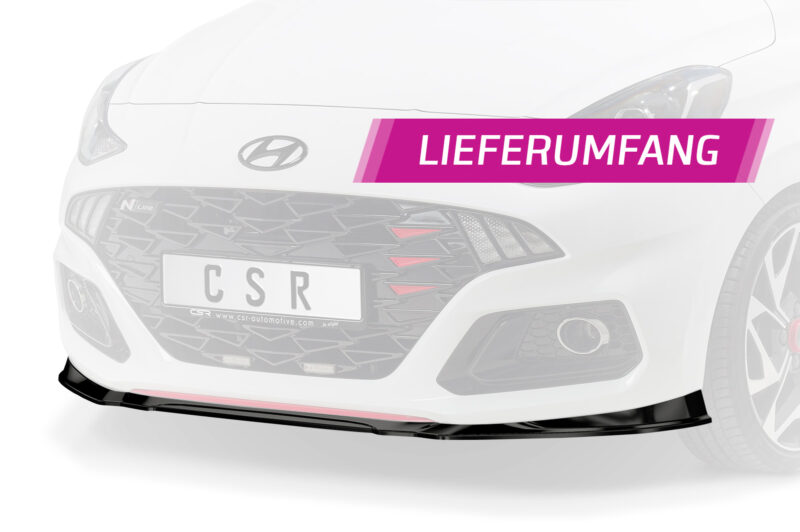 Lip delantero CSR Automotive para Hyundai i10 (3.a generación) Nine CSL525 Negro Mate 5