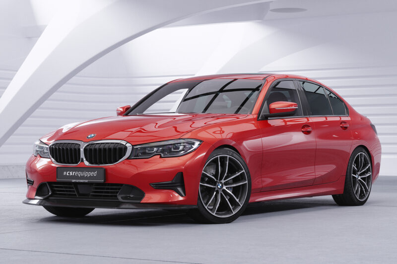 Lip delantero CSR Automotive para BMW Serie 3 (G20/G21) Sedan y Touring CSL526 Negro Mate 4