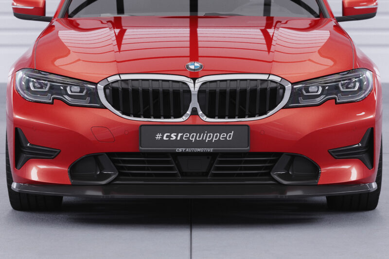 Lip delantero CSR Automotive para BMW Serie 3 (G20/G21) Sedan y Touring CSL526 Negro Mate 5