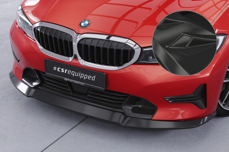 Lip delantero CSR Automotive para BMW Serie 3 (G20/G21) Sedan y Touring CSL526 Carbon Look 1