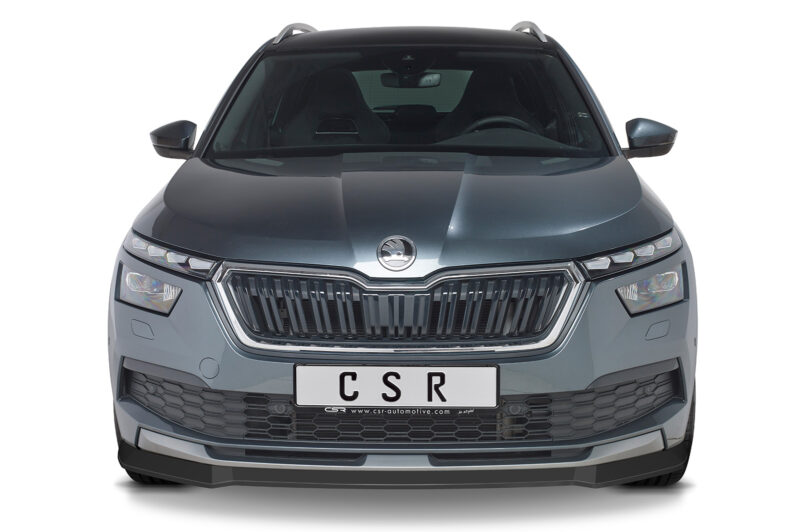 Lip delantero CSR Automotive para Skoda Kamiq CSL527 Negro Mate 4