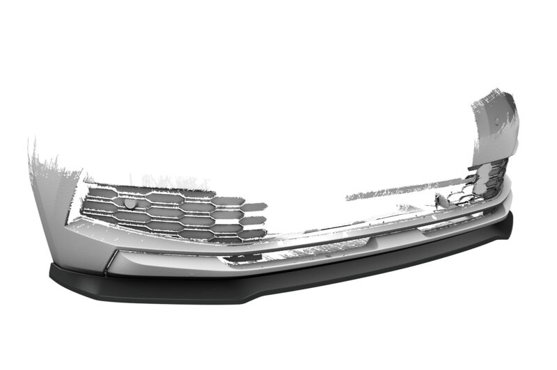 Lip delantero CSR Automotive para Skoda Kamiq CSL527 Negro Mate 6
