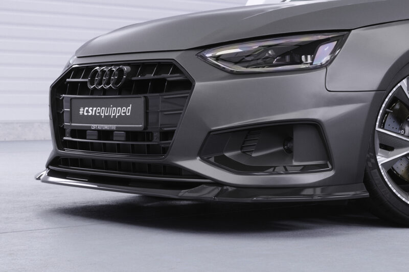 Lip delantero CSR Automotive para Audi A4 B9 (Typ 8W) CSL530 Negro Mate 2