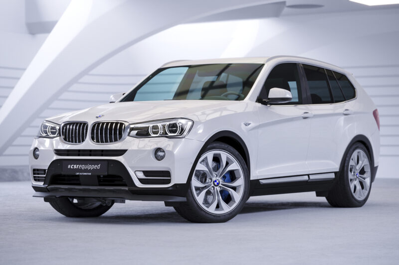 Lip delantero CSR Automotive para BMW X3 (F25) LCI CSL532 Negro Mate 3