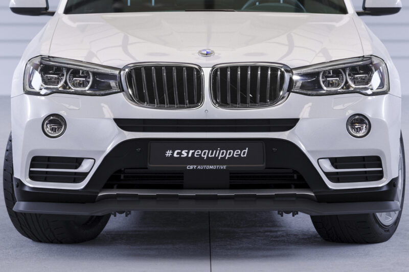 Lip delantero CSR Automotive para BMW X3 (F25) LCI CSL532 Negro Mate 4