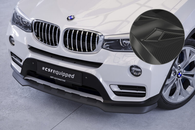 Lip delantero CSR Automotive para BMW X3 (F25) LCI CSL532 Carbon Look 1