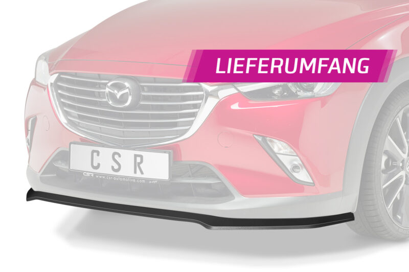 Lip delantero CSR Automotive para Mazda CX3 CSL533 Negro Mate 5
