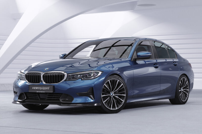 Lip delantero CSR Automotive para BMW Serie 3 (G20/G21) Sedan y Touring CSL534 Negro Mate 4