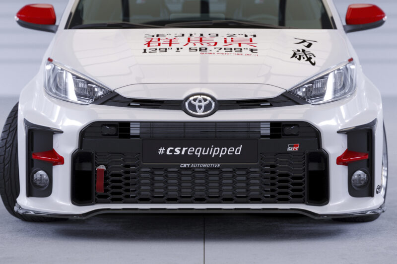 Lip delantero CSR Automotive para Toyota GR Yaris (XP21) CSL535 Negro Mate 4