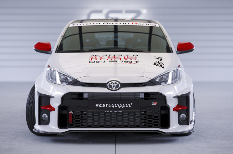 Lip delantero CSR Automotive para Toyota GR Yaris (XP21) CSL535 Negro Mate 5