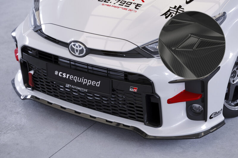 Lip delantero CSR Automotive para Toyota GR Yaris (XP21) CSL535 Carbon Look 1