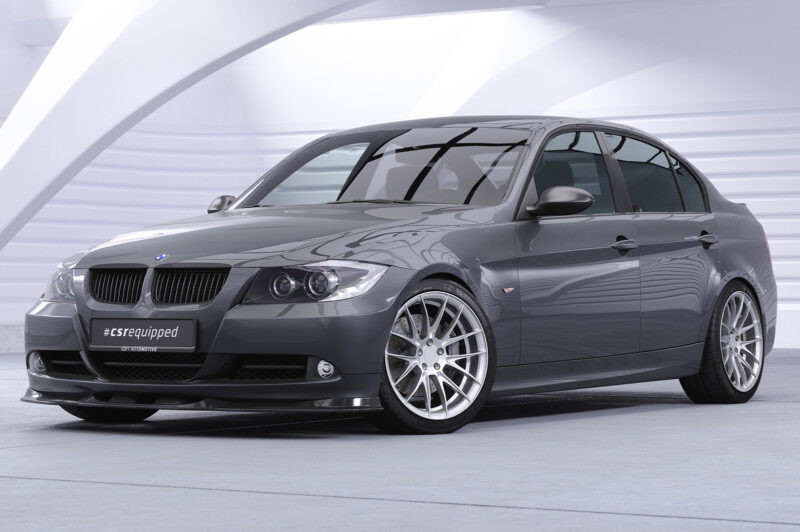 Lip delantero CSR Automotive para BMW Serie 3 (E90/E91) Sedan y Touring CSL536 Negro Mate 4