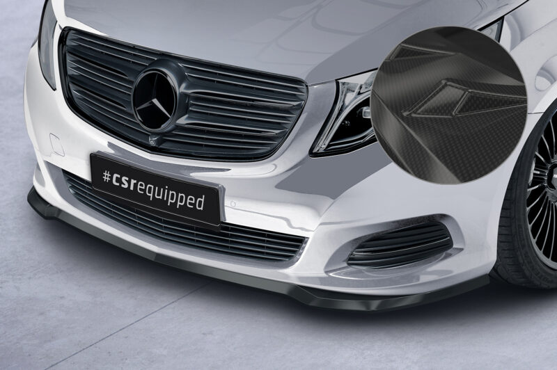 Lip delantero CSR Automotive para Mercedes-Benz Clase V 447 CSL538 Carbon Look 1