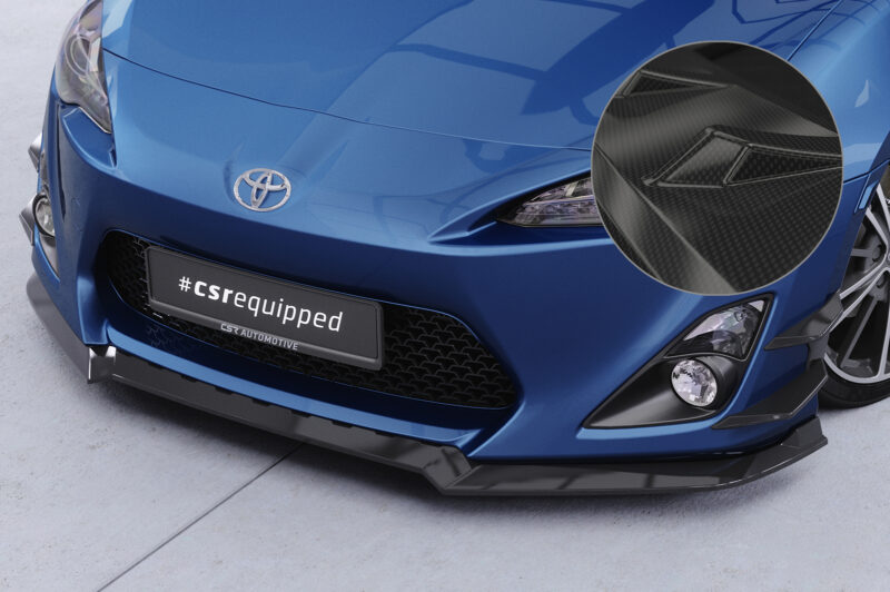 Lip delantero CSR Automotive para Toyota GT86 (ZN6) CSL539 Carbon Look 1