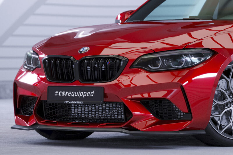 Lip delantero CSR Automotive para BMW M2 Competition (F87) CSL540 Negro Mate 2