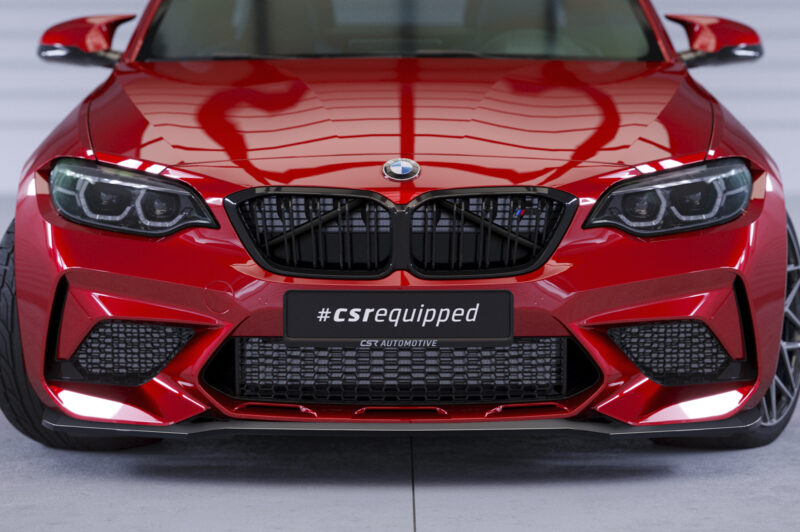 Lip delantero CSR Automotive para BMW M2 Competition (F87) CSL540 Negro Mate 4