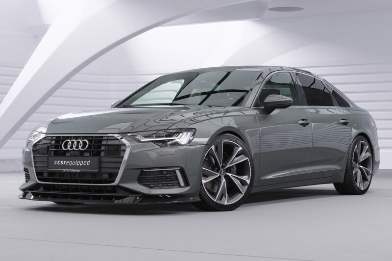 Lip delantero CSR Automotive para Audi A6 C8 (Tipo 4K/F2) CSL543 Negro Mate 4