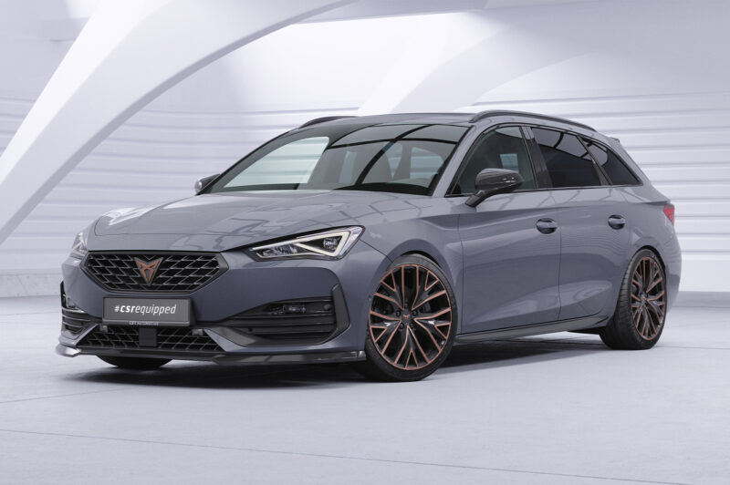 Lip delantero CSR Automotive para Cupra León 4 (tipo KL) CSL544 Negro Mate 4