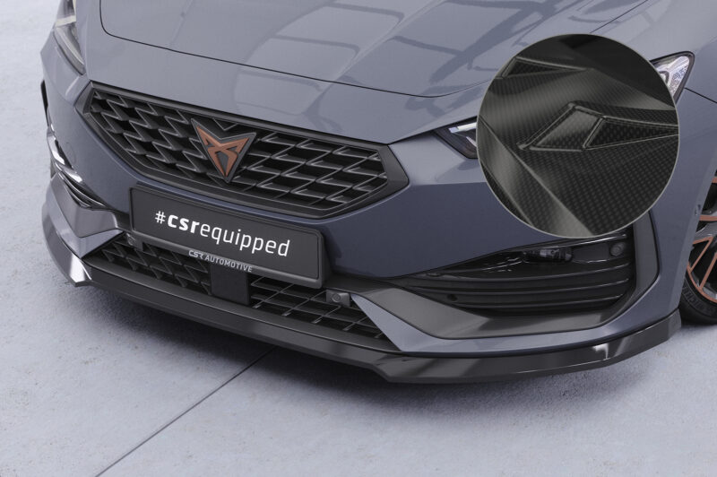Lip delantero CSR Automotive para Cupra León 4 (tipo KL) CSL544 Carbon Look 1