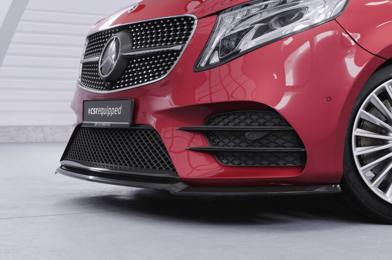 Lip delantero CSR Automotive para Mercedes-Benz Clase V 447 AMGine CSL545 Negro Mate 2