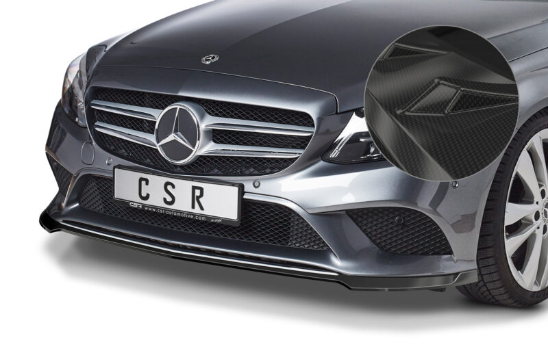 Lip delantero CSR Automotive para Mercedes-Benz Clase C W205 CSL546 Carbon Look 1