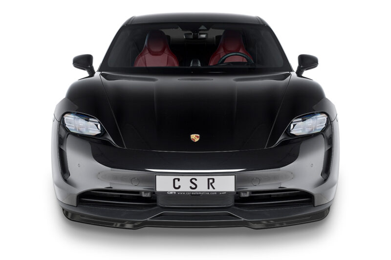 Lip delantero CSR Automotive para Porsche Taycan / Taycan 4S CSL549 Negro Mate 3