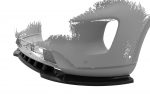 Lip delantero CSR Automotive para Ford Kuga 3 CSL553 Negro Mate 3