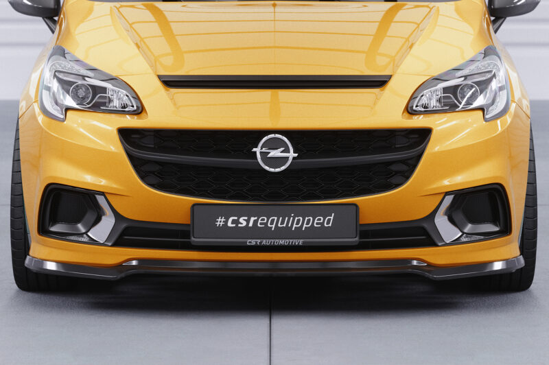 Lip delantero CSR Automotive para Opel Corsa E OPC / GSi CSL554 Negro Mate 5