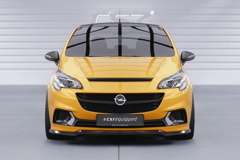 Lip delantero CSR Automotive para Opel Corsa E OPC / GSi CSL554 Negro Mate 6
