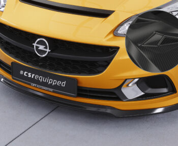 Lip delantero CSR Automotive para Opel Corsa E OPC / GSi CSL554 Carbon Look 1