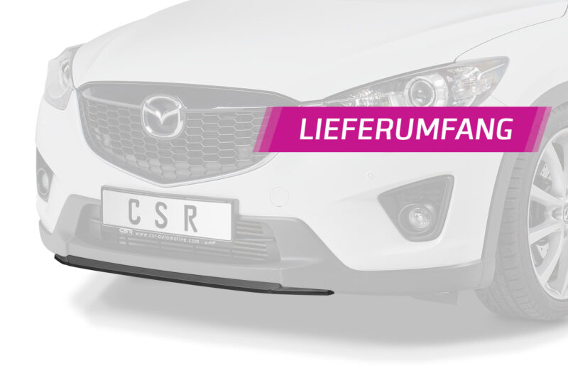 Lip delantero CSR Automotive para Mazda CX5 (KE) CSL555 Negro Mate 5
