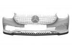 Lip delantero CSR Automotive para Mercedes-Benz Clase E W213/S213 CSL557 Negro Mate 2