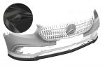 Lip delantero CSR Automotive para Mercedes-Benz Clase E W213/S213 CSL557 Carbon Look 1