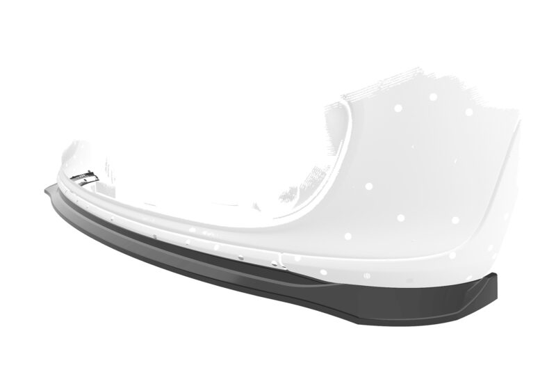 Lip delantero CSR Automotive para Renault Twingo 3 GT CSL559 Negro Mate 6
