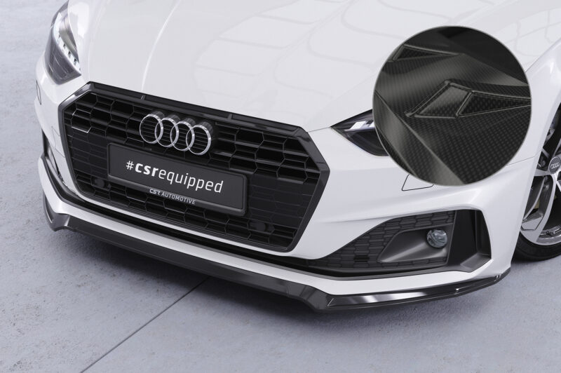 Lip delantero CSR Automotive para Audi A5 F5 Basic / Advanced CSL562 Carbon Look 1