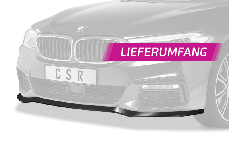 Lip delantero CSR Automotive para BMW Serie 5 G30/G31 Paquete M CSL564 Negro Mate 5