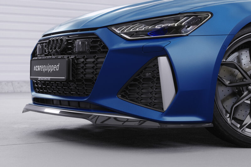 Lip delantero CSR Automotive para Audi RS6 C8 / RS7 C8 (4K) CSL566 Negro Mate 2